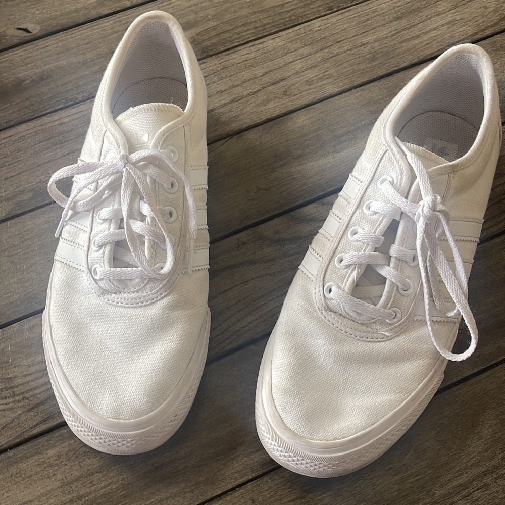 Mens Adidas white worn 3x